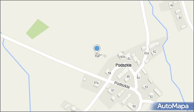 Podszkle, Podszkle, 61a, mapa Podszkle