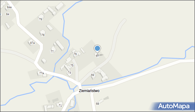 Podszkle, Podszkle, 67, mapa Podszkle