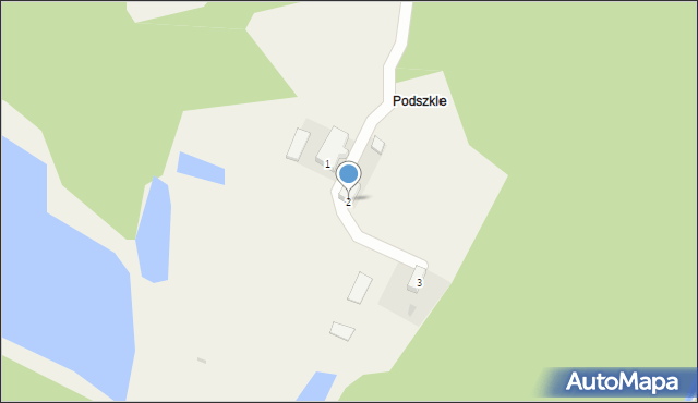 Podszkle, Podszkle, 2, mapa Podszkle