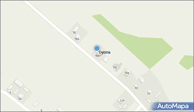 Podszkodzie, Podszkodzie, 59b, mapa Podszkodzie