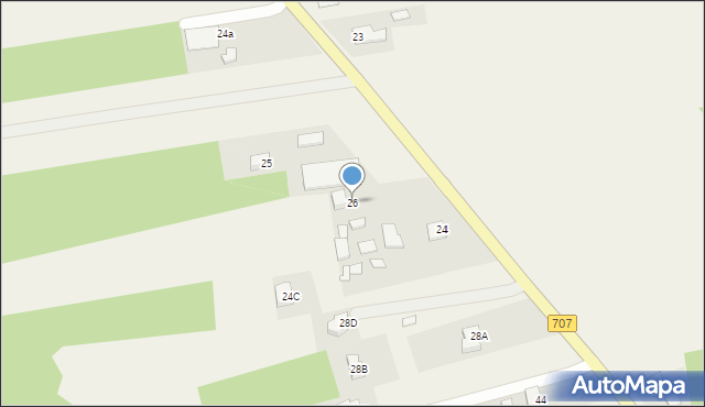 Podtrzcianna, Podtrzcianna, 26, mapa Podtrzcianna