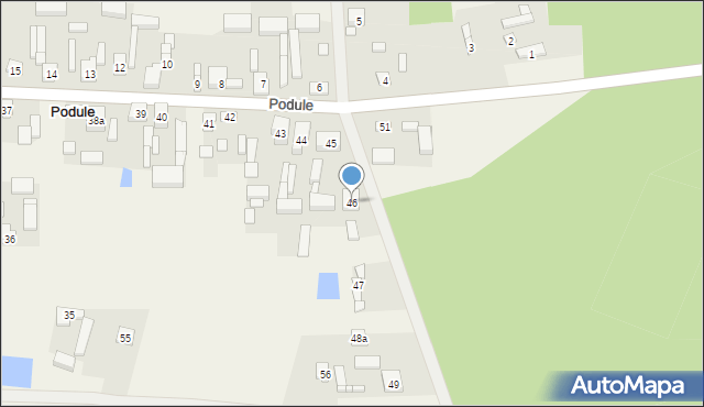 Podule, Podule, 46, mapa Podule