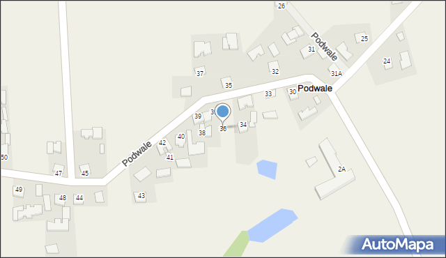 Podwale, Podwale, 36, mapa Podwale