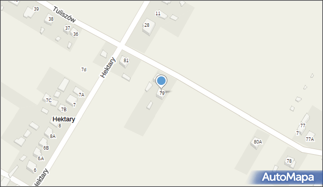 Podwarpie, Podwarpie, 79, mapa Podwarpie