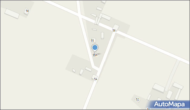 Podwierzbie, Podwierzbie, 55A, mapa Podwierzbie