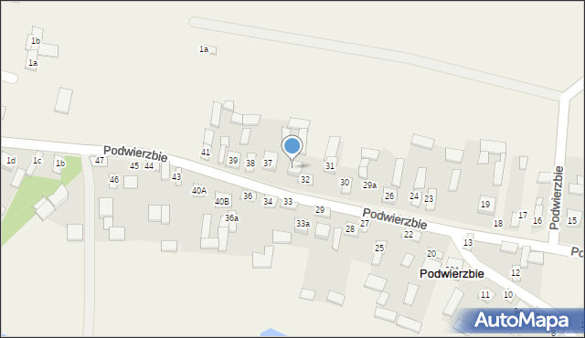 Podwierzbie, Podwierzbie, 35, mapa Podwierzbie