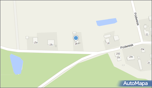 Podwiesk, Podwiesk, 15, mapa Podwiesk