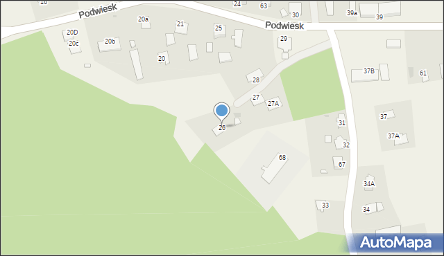 Podwiesk, Podwiesk, 26, mapa Podwiesk