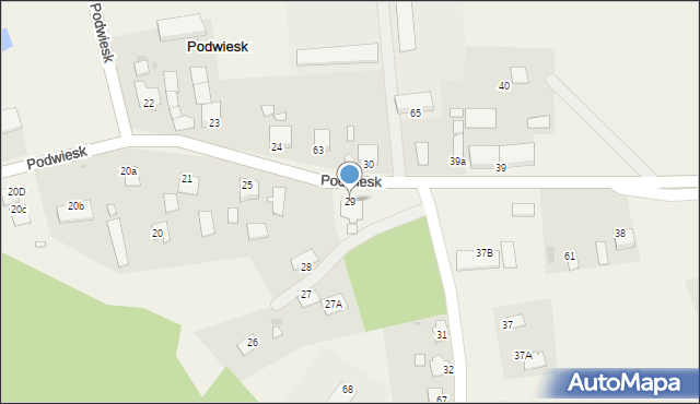 Podwiesk, Podwiesk, 29, mapa Podwiesk