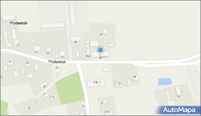 Podwiesk, Podwiesk, 39, mapa Podwiesk
