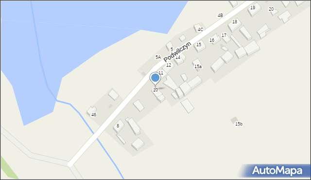 Podwilczyn, Podwilczyn, 10, mapa Podwilczyn