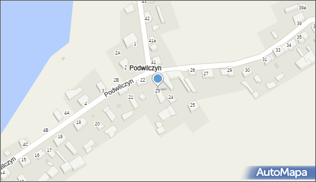 Podwilczyn, Podwilczyn, 23, mapa Podwilczyn