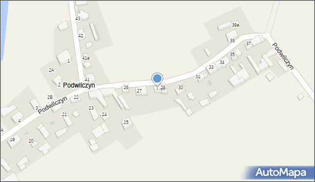 Podwilczyn, Podwilczyn, 29a, mapa Podwilczyn