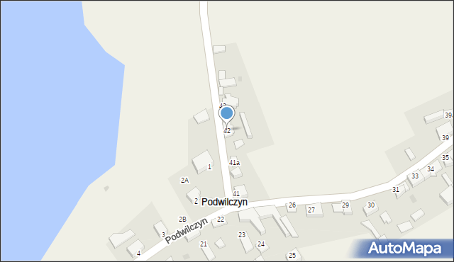 Podwilczyn, Podwilczyn, 42, mapa Podwilczyn