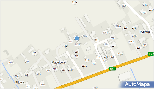 Podwilk, Podwilk, 215a, mapa Podwilk