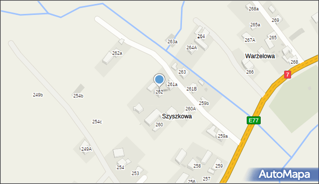 Podwilk, Podwilk, 262, mapa Podwilk