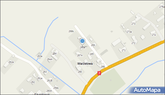 Podwilk, Podwilk, 265a, mapa Podwilk