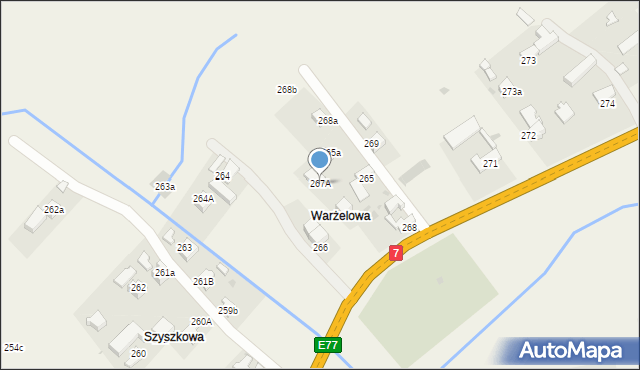 Podwilk, Podwilk, 267A, mapa Podwilk