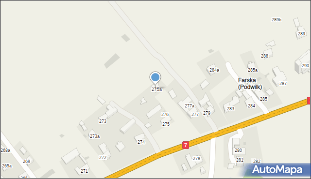 Podwilk, Podwilk, 275a, mapa Podwilk