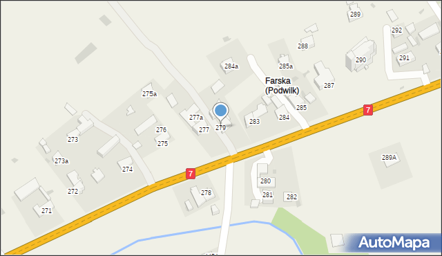 Podwilk, Podwilk, 279, mapa Podwilk