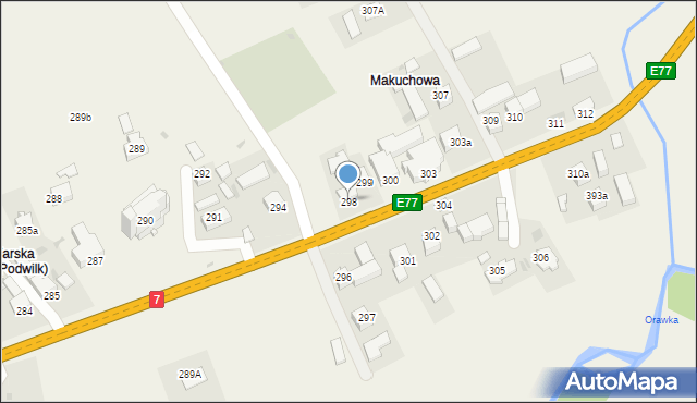 Podwilk, Podwilk, 298, mapa Podwilk