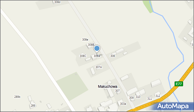 Podwilk, Podwilk, 308a, mapa Podwilk
