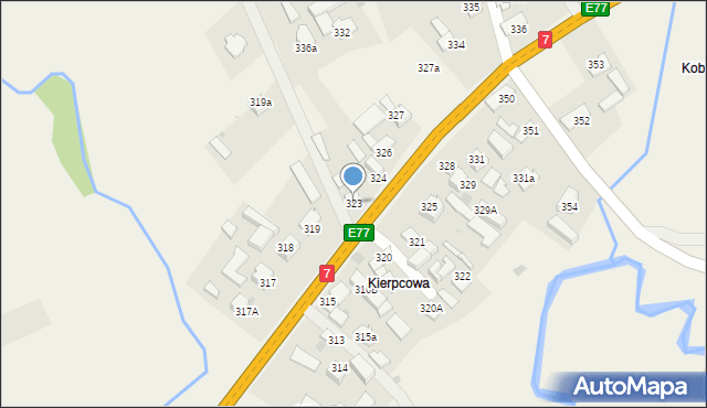Podwilk, Podwilk, 323, mapa Podwilk