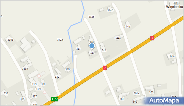 Podwilk, Podwilk, 342, mapa Podwilk