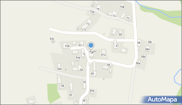 Podwilk, Podwilk, 71a, mapa Podwilk