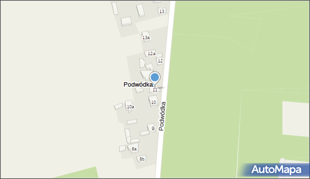 Podwódka, Podwódka, 11, mapa Podwódka