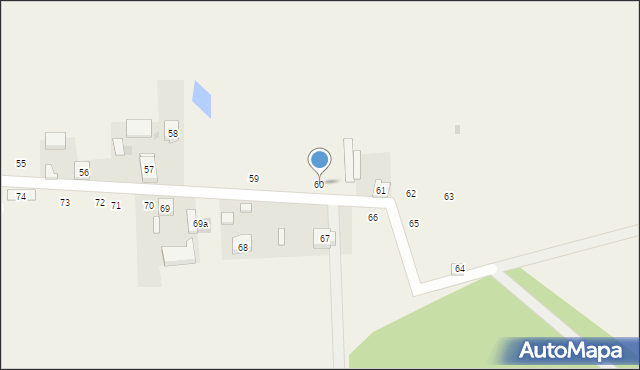 Podwody, Podwody, 60, mapa Podwody