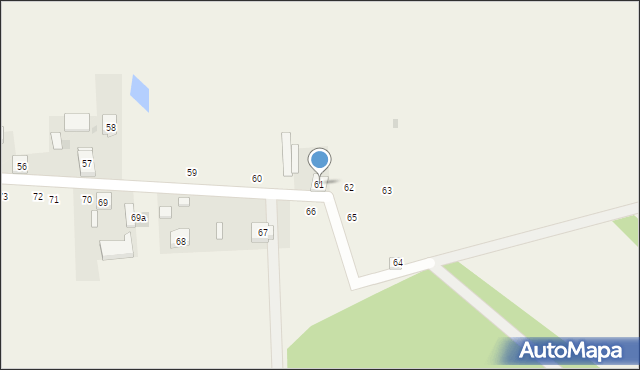 Podwody, Podwody, 61, mapa Podwody