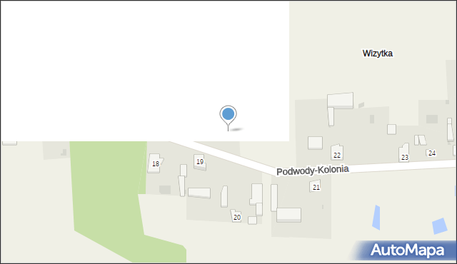 Podwody-Kolonia, Podwody-Kolonia, 20A, mapa Podwody-Kolonia