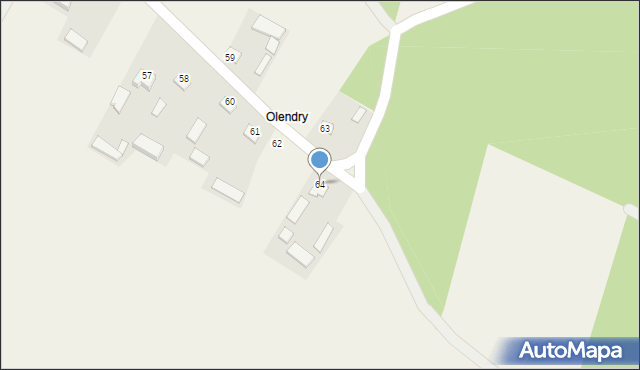 Podwysokie, Podwysokie, 64, mapa Podwysokie