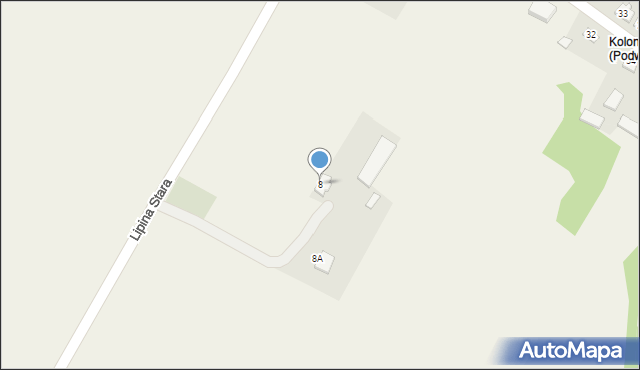 Podwysokie, Podwysokie, 8, mapa Podwysokie