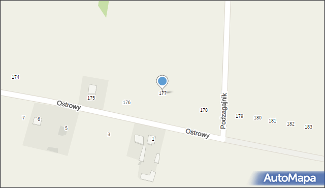 Podzagajnik, Podzagajnik, 177, mapa Podzagajnik