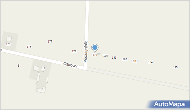 Podzagajnik, Podzagajnik, 179, mapa Podzagajnik