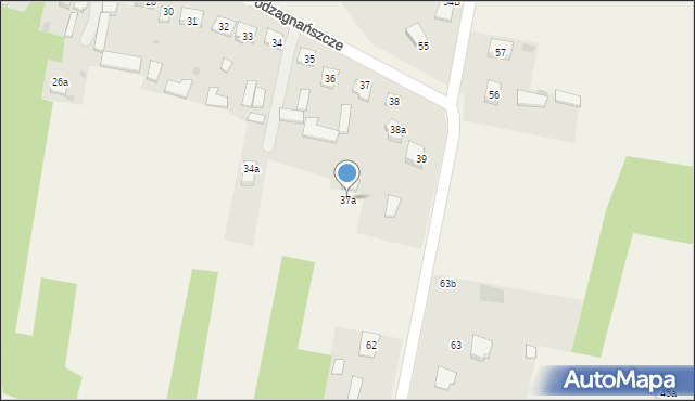 Podzagnańszcze, Podzagnańszcze, 37a, mapa Podzagnańszcze