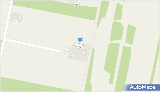 Podzagnańszcze, Podzagnańszcze, 42, mapa Podzagnańszcze