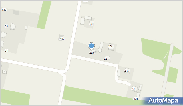 Podzagnańszcze, Podzagnańszcze, 44a, mapa Podzagnańszcze