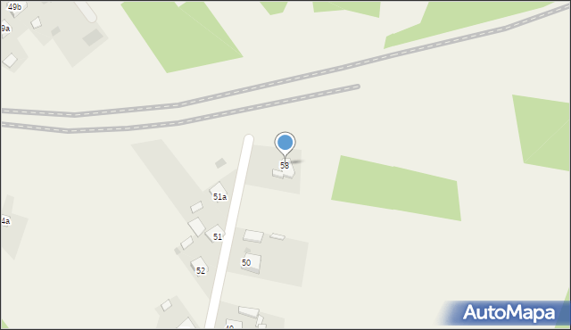 Podzagnańszcze, Podzagnańszcze, 58, mapa Podzagnańszcze