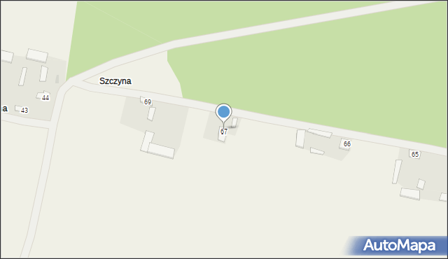 Podzakrzówek, Podzakrzówek, 68, mapa Podzakrzówek