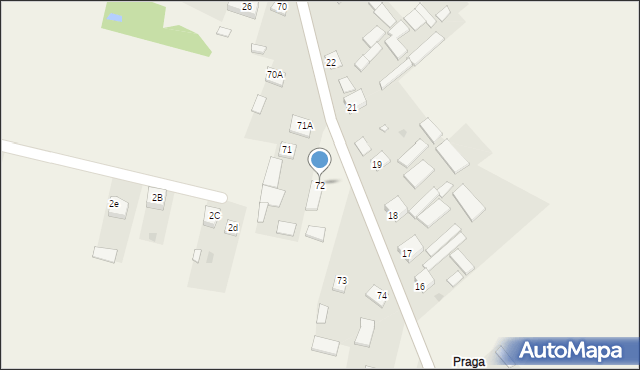 Podzakrzówek, Podzakrzówek, 72, mapa Podzakrzówek