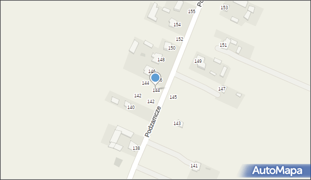 Podzamcze, Podzamcze, 144, mapa Podzamcze