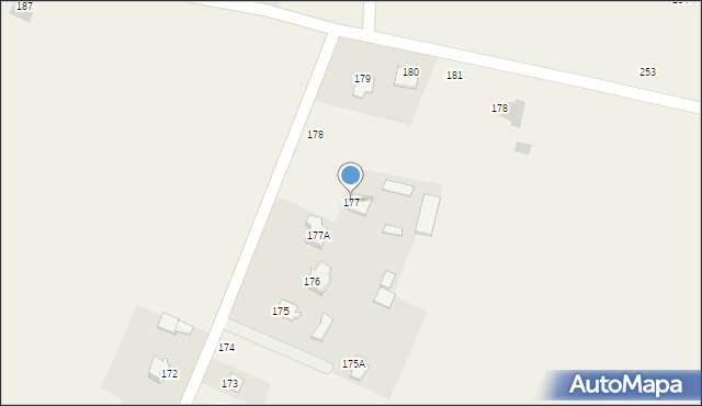 Podzamcze, Podzamcze, 177, mapa Podzamcze