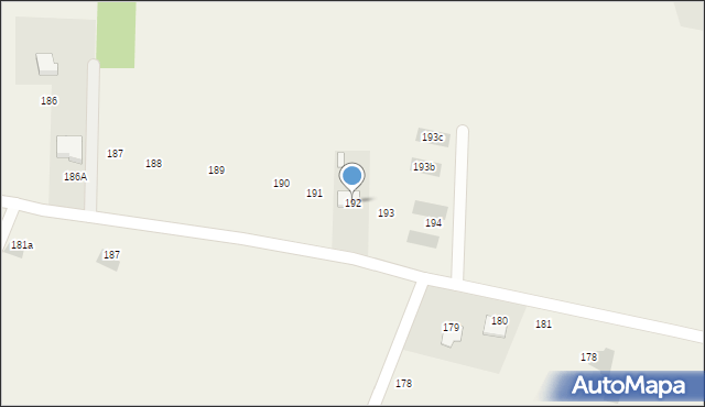 Podzamcze, Podzamcze, 192, mapa Podzamcze