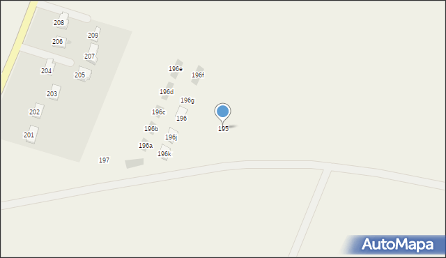 Podzamcze, Podzamcze, 195, mapa Podzamcze