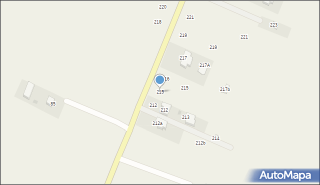 Podzamcze, Podzamcze, 215, mapa Podzamcze
