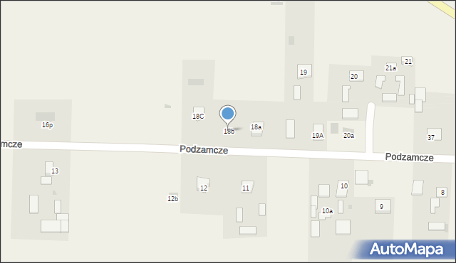 Podzamcze, Podzamcze, 18b, mapa Podzamcze