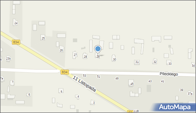 Podzamcze, Podzamcze, 29, mapa Podzamcze